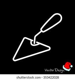 Web line icon. Trowel
