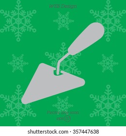 Web line icon. Trowel