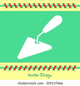 Web line icon. Trowel