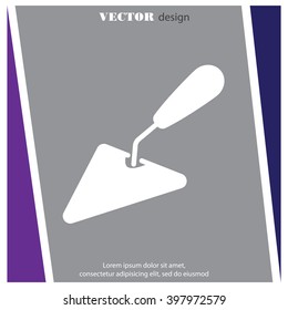 Web line icon. Trowel