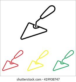 Web line icon. Trowel
