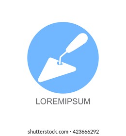Web line icon. Trowel