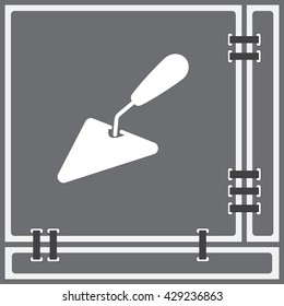 Web line icon. Trowel