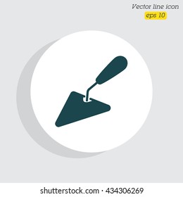 Web line icon. Trowel