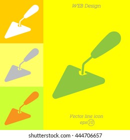 Web line icon. Trowel