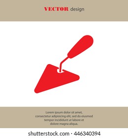 Web line icon. Trowel