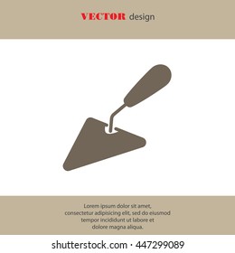 Web line icon. Trowel