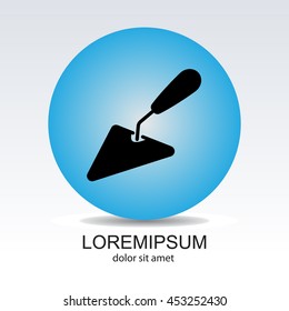 Web line icon. Trowel
