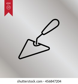 Web line icon. Trowel