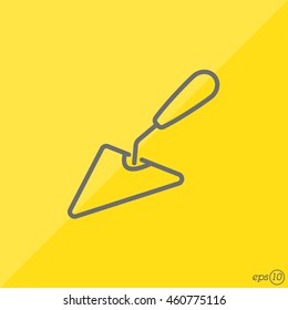 Web line icon. Trowel