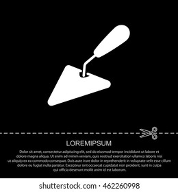 Web line icon. Trowel