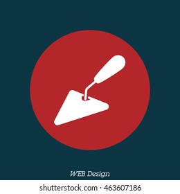 Web line icon. Trowel