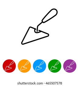 Web line icon. Trowel