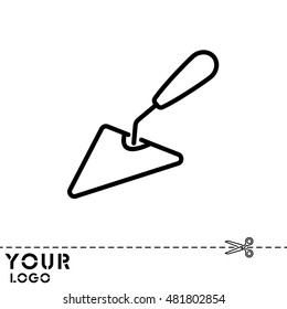 Web line icon. Trowel