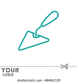 Web line icon. Trowel