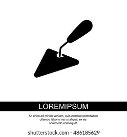 Web line icon. Trowel