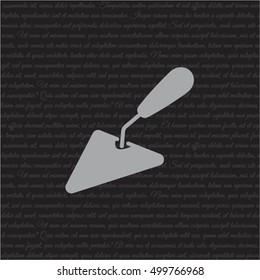 Web line icon. Trowel