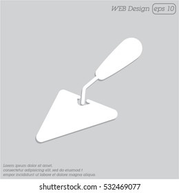 Web line icon. Trowel