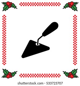 Web line icon. Trowel