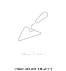 Web line icon. Trowel
