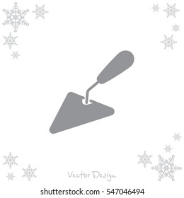 Web line icon. Trowel