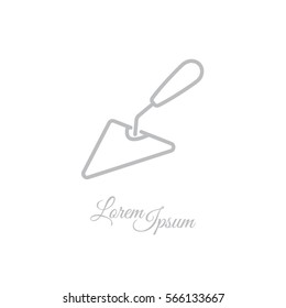 Web line icon. Trowel