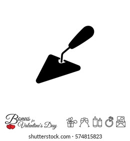 Web line icon. Trowel