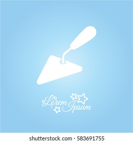 Web line icon. Trowel