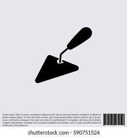 Web line icon. Trowel