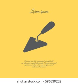 Web line icon. Trowel