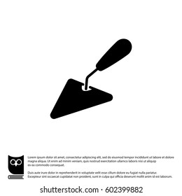 Web line icon. Trowel