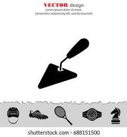 Web line icon. Trowel
