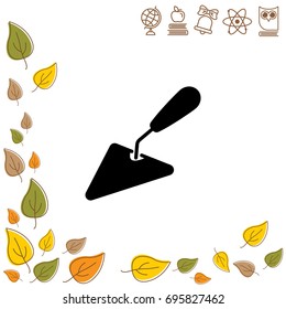 Web line icon. Trowel