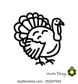 Web line icon. Turkey
