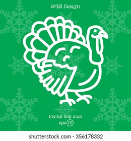 Web line icon. Turkey