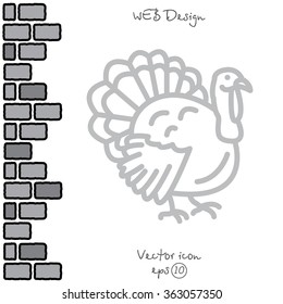 Web line icon. Turkey