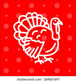 Web line icon. Turkey
