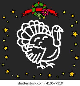 Web line icon. Turkey