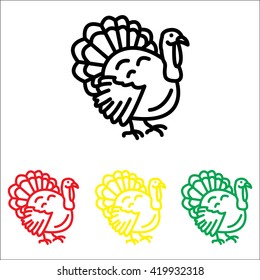 Web line icon. Turkey
