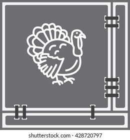 Web line icon. Turkey