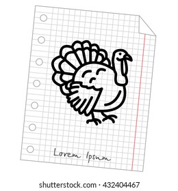 Web line icon. Turkey