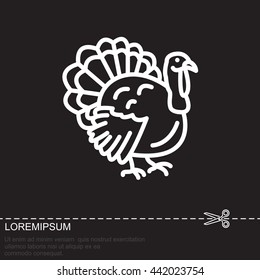 Web line icon. Turkey