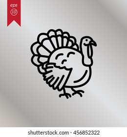 Web line icon. Turkey