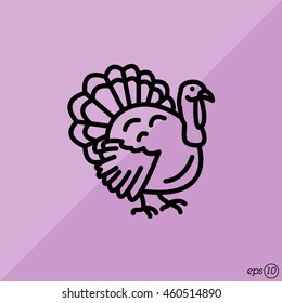 Web line icon. Turkey
