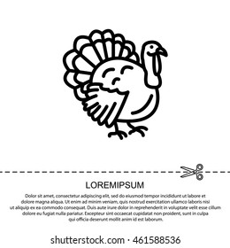 Web line icon. Turkey
