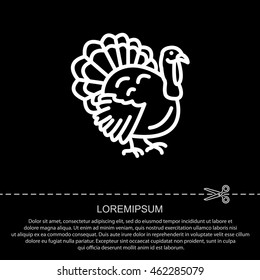 Web line icon. Turkey