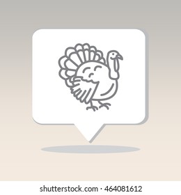 Web line icon. Turkey