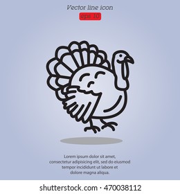 Web line icon. Turkey