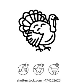 Web line icon. Turkey