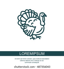 Web line icon. Turkey